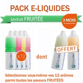 Pack 3 mois saveur Fruitée dont 2 gratuits